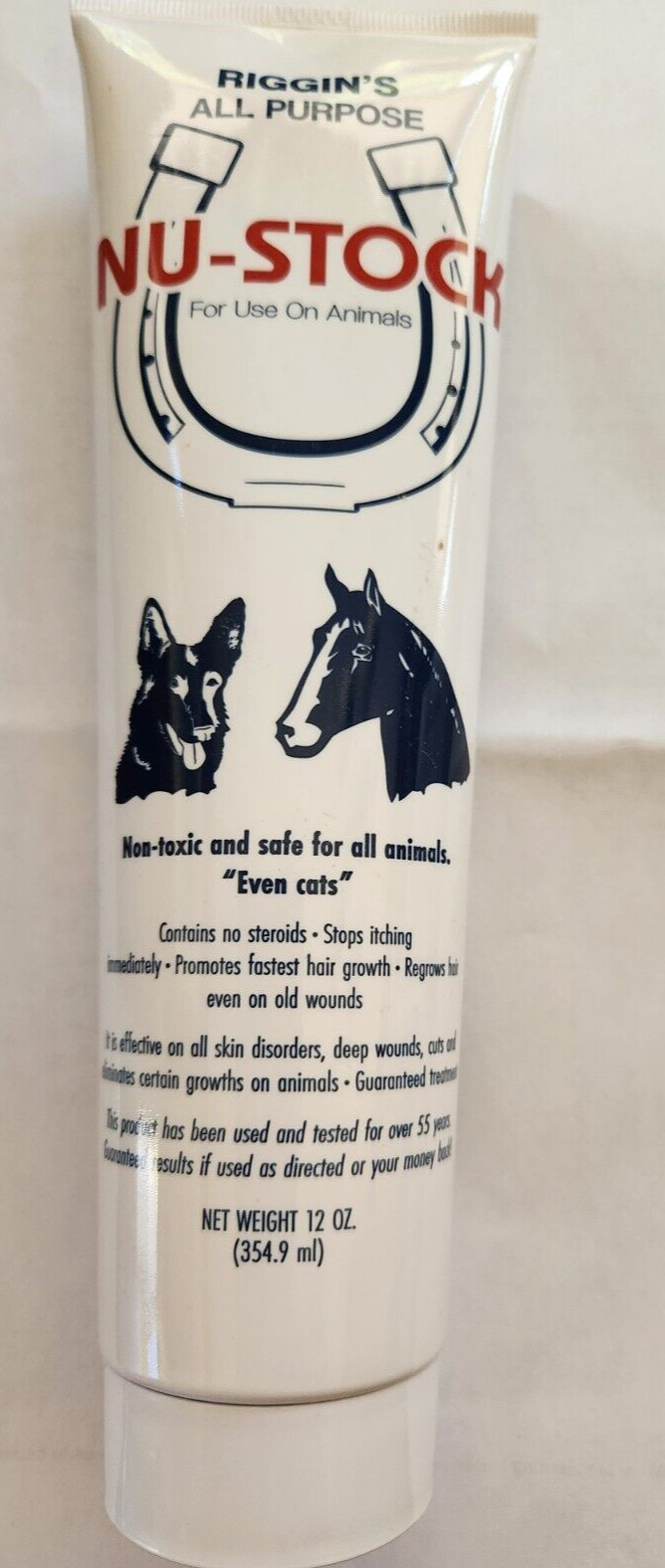 RIGGIN'S Nu-Stock (NUSTOCK) 12 Oz for all animals - Dogs, Horses, Cattle, Cats