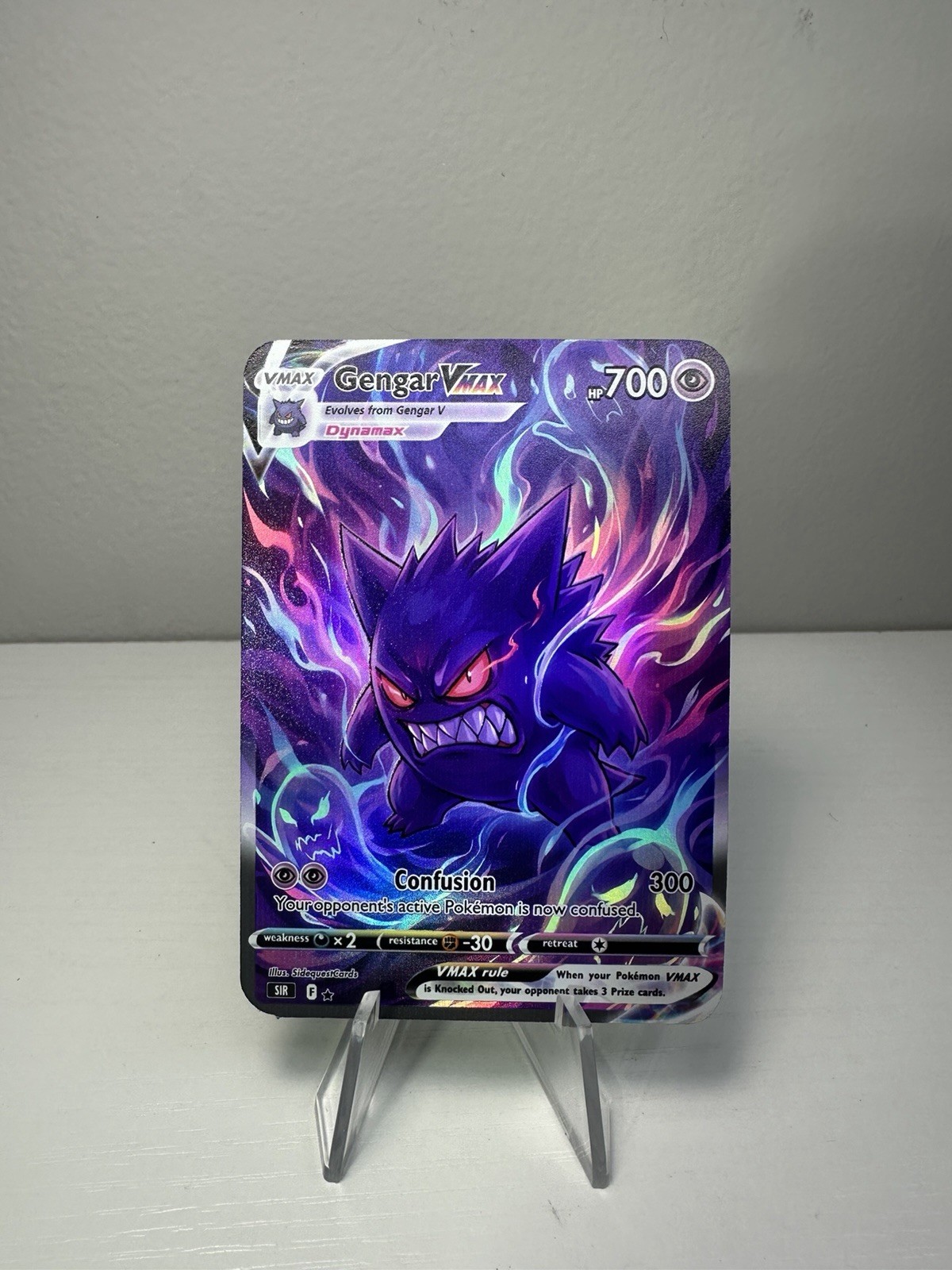Pokemon TCG Gengar VMAX *Fan Art* Full Art Holo