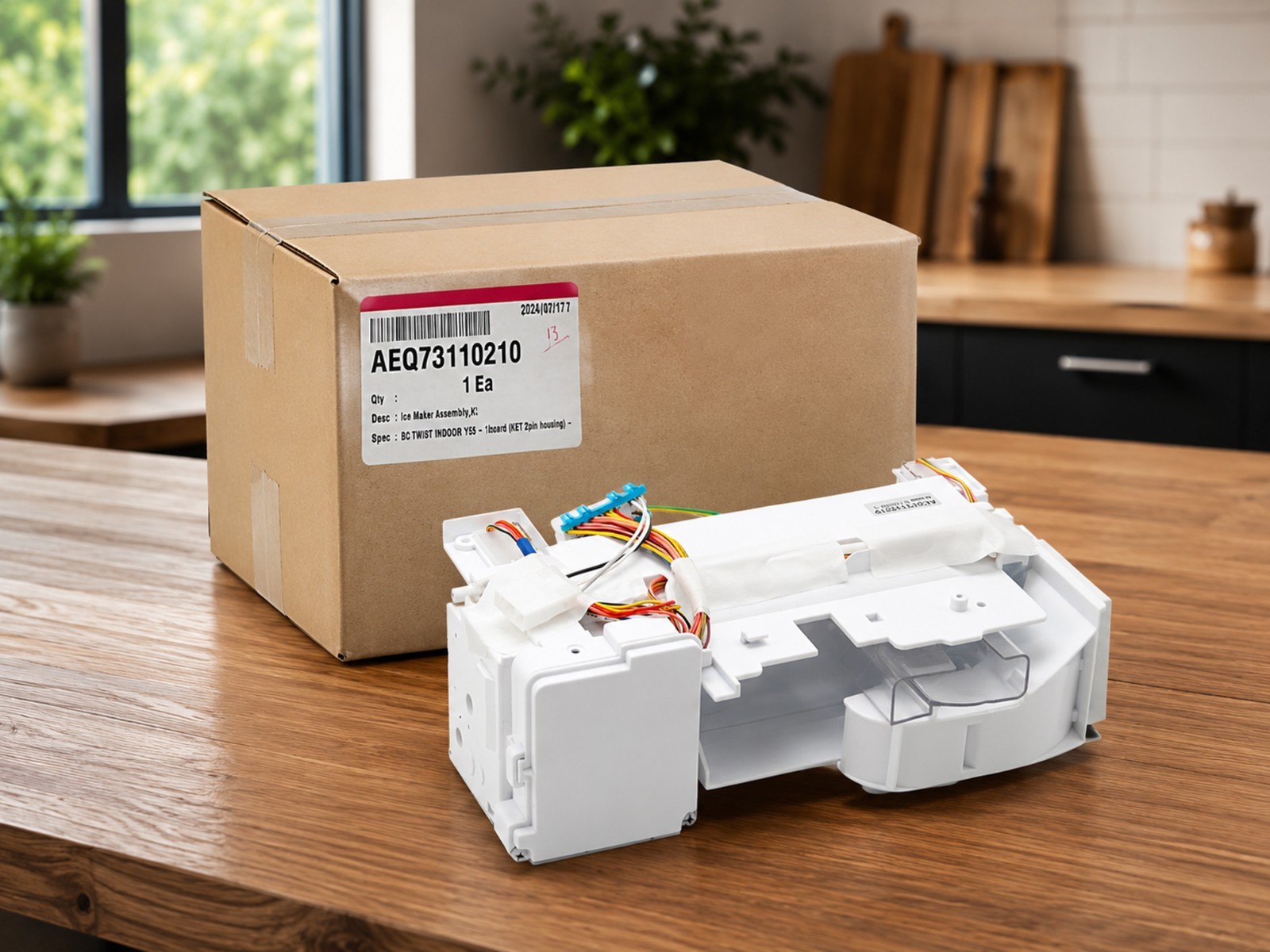 LG AEQ73110210 Genuine OEM Refrigerator Ice Maker Assembly Replacement Part