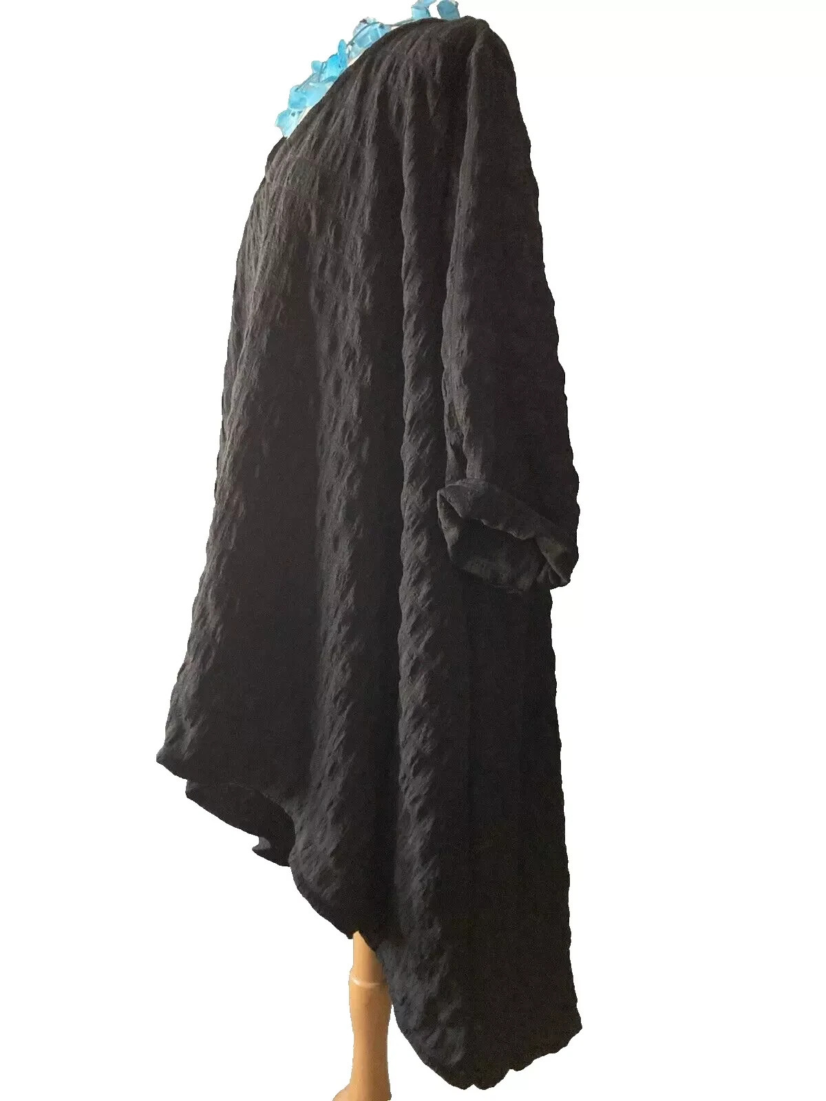 THE EXQUISITE SKULLZ LONDON BLACK WAFFLE MAUDE TUNIC
