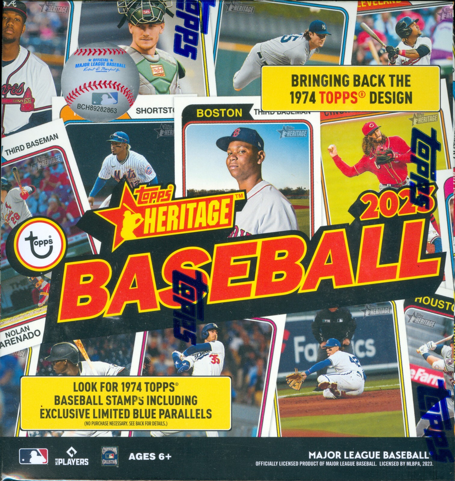 2023 Topps Heritage Baseball Factory Sealed Mega Box