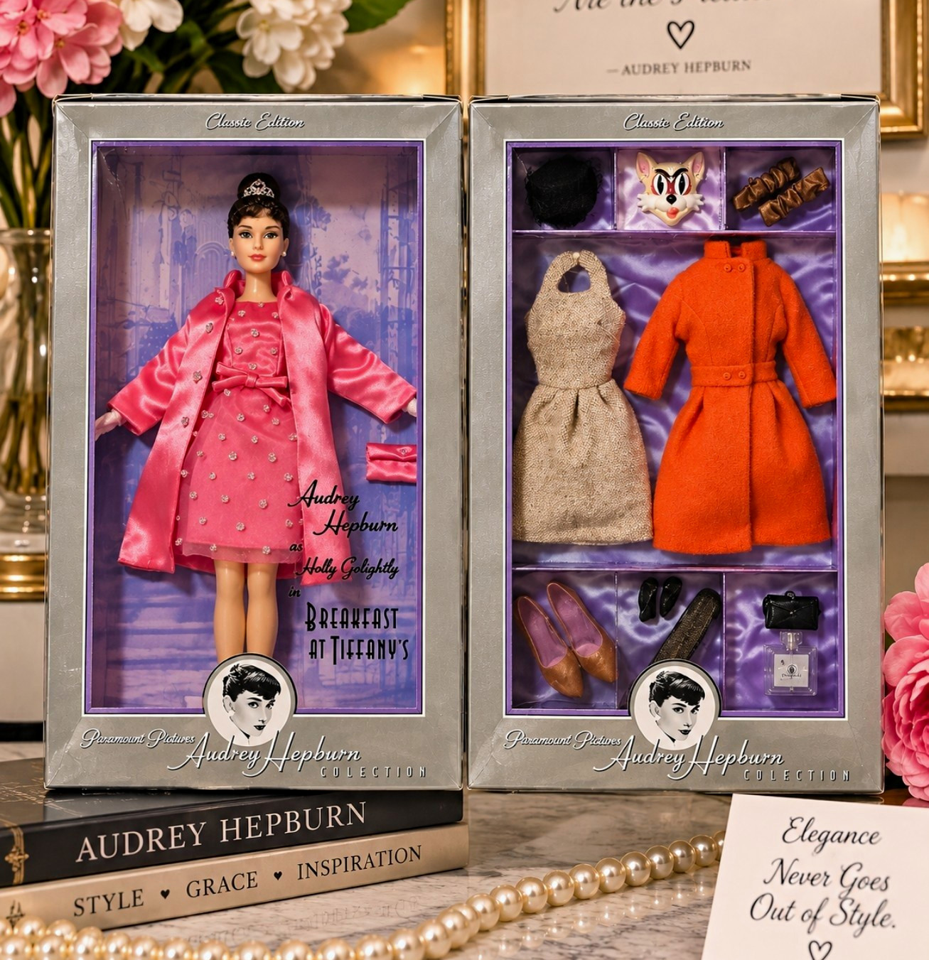 Mattel Audrey Hepburn Collection Holly Golightly 12in Doll NIB Collector Ed