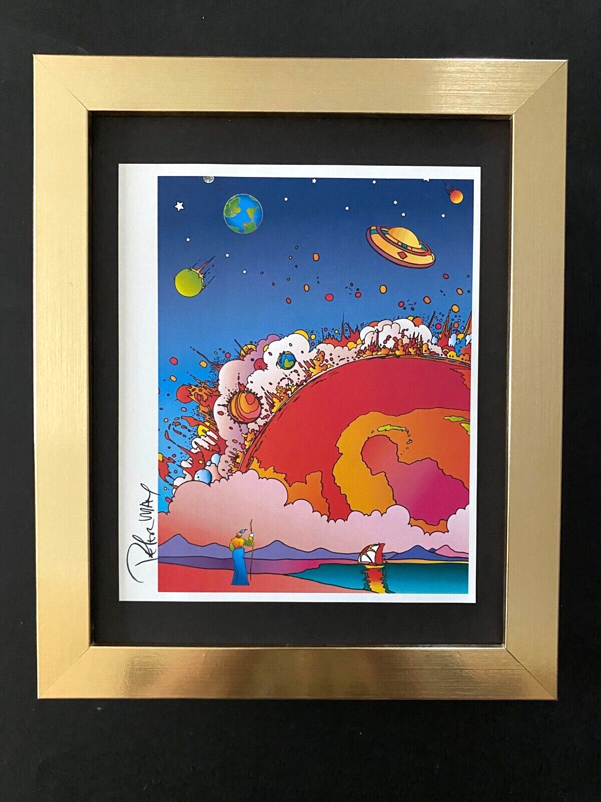 Peter Max | Vintage Print Signed | Collector Piece Framed + Ready to Hang Peter Max | Vintage Print Signed | Collector Piece Framed + Ready to Hang
