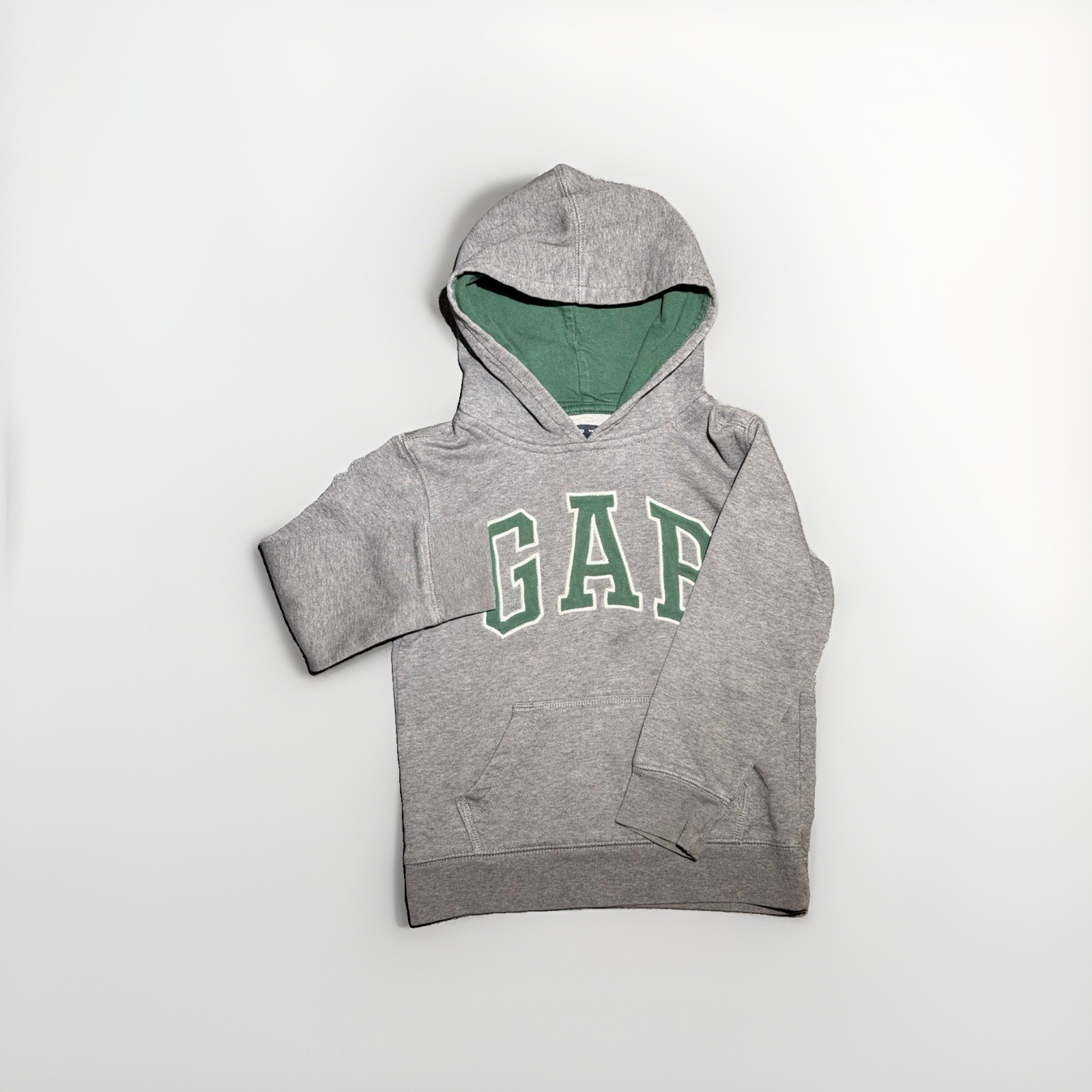 Gap Kids Gray Pullover Hoodie - Size 5T - Cotton Blend