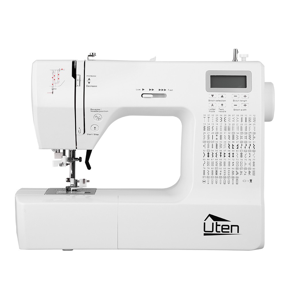 Portable Electronic Sewing Machine Computerized DIY Crafting with Foot Pedal