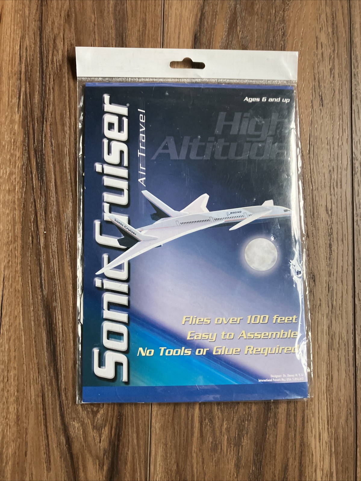 Vintage Balsa Glider Model Airplane Boeing Sonic Cruiser by AG Industries AG9590
