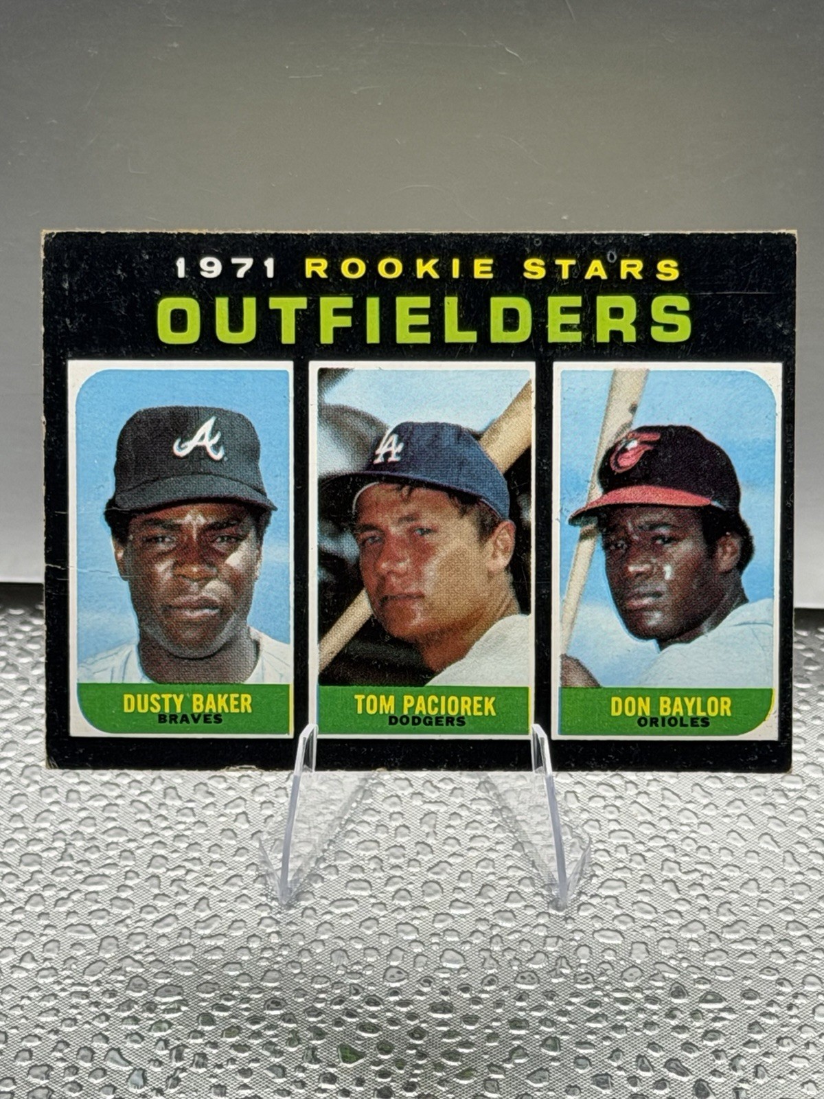 1971 Topps - High # Dusty Baker, Don Baylor, Tom Paciorek #709 (RC)
