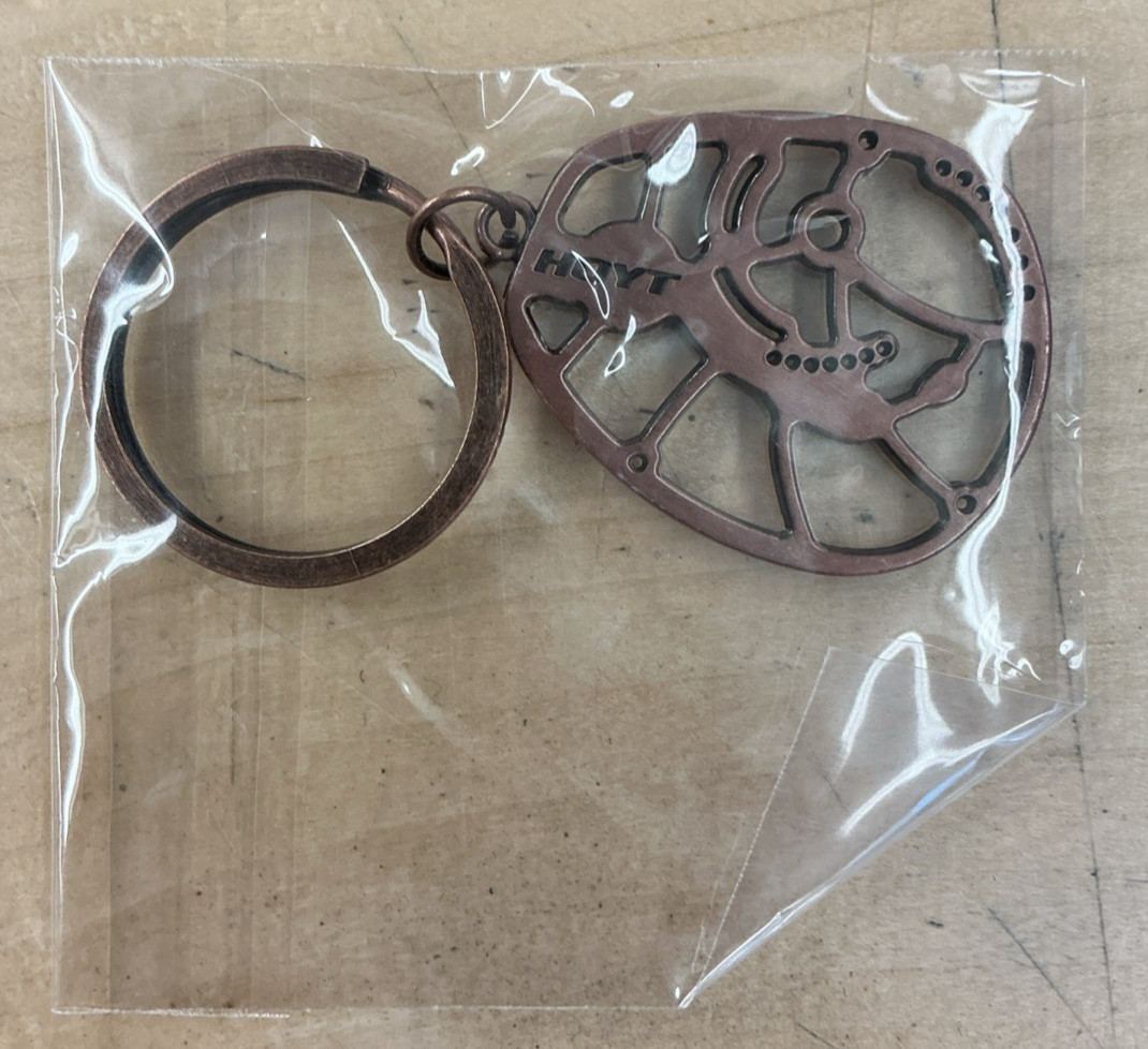 Hoyt Cam Keychain - New Old Stock - Copper Colored Hoyt Cam Keychain - New Old Stock - Copper Colored