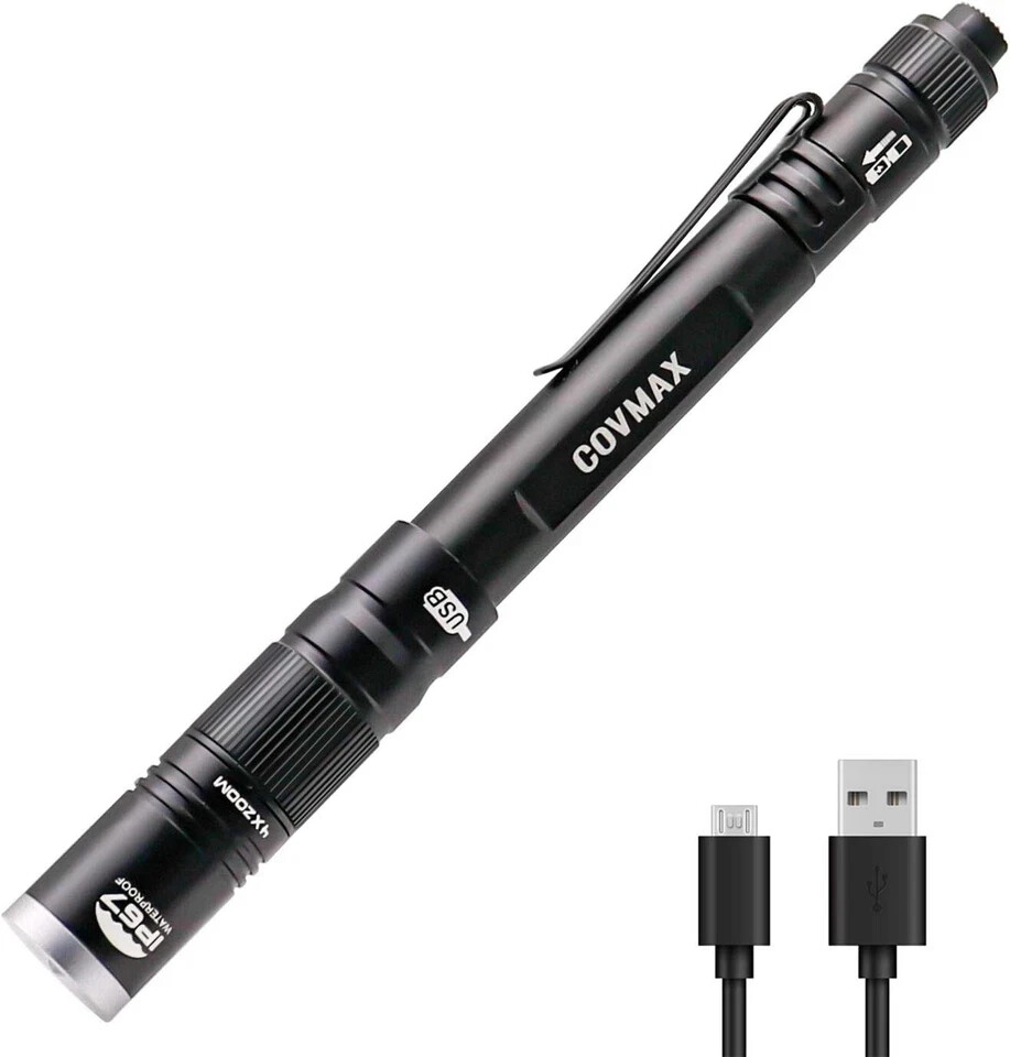 NEBO Inspector Rechargeable Pocket Size Pen with Mini LED Waterproof