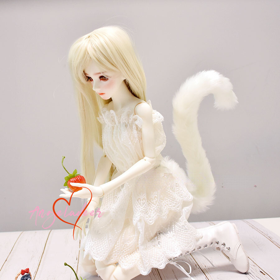 Dollmore 1/12 1/8 1/6 1/4 1/3 Uncle BJD Cat Tail Fuzzy Beast Tail Doll Accessory