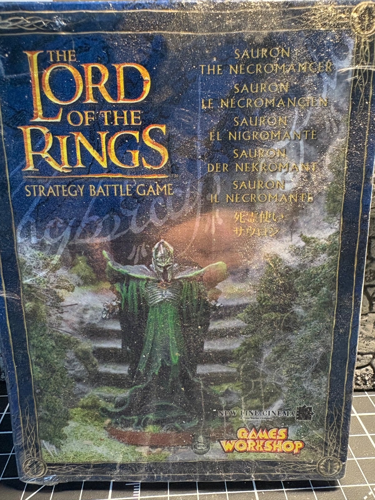 LOTR Sauron The Necromancer 09-13 Sealed Metal OOP Games Workshop GW MESBG