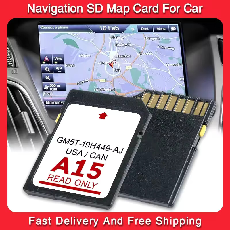 Latest A15 for Lincoln and Ford Map GPS Navigation SD Card Update 2025 Sync F150