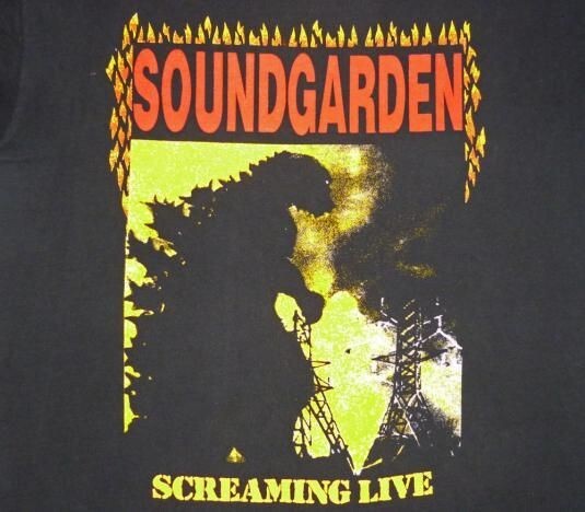 Soundgarden 1989-90 Screaming Live Vintage Black All Size Unisex Shirt Soundgarden 1989-90 Screaming Live Vintage Black All Size Unisex Shirt