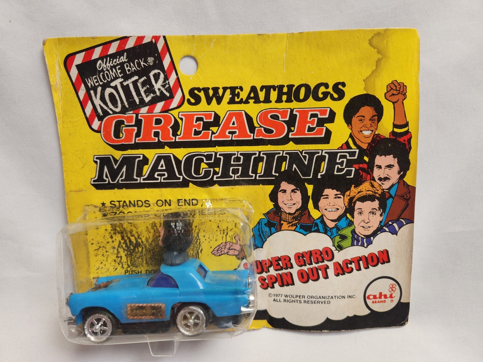 Vtg and Rare 1977 Welcome Back Kotter Barbarino Grease Machine MOC John Travolta