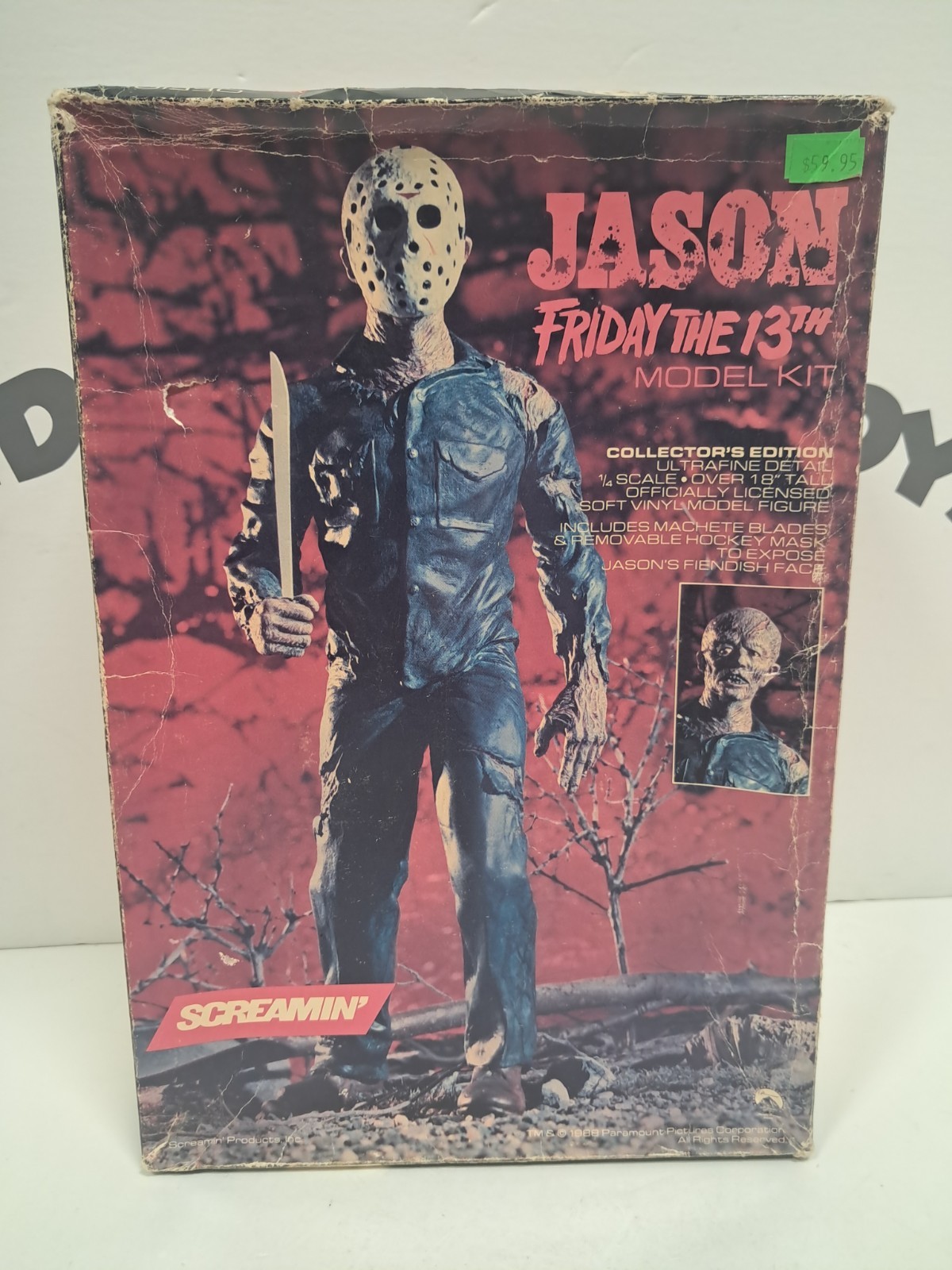Vintage Jason Friday The 13th Vinyl Model Kit by Screamin\' Model 1/4 Scale Vintage Jason Friday The 13th Vinyl Model Kit by Screamin\' Model 1/4 Scale