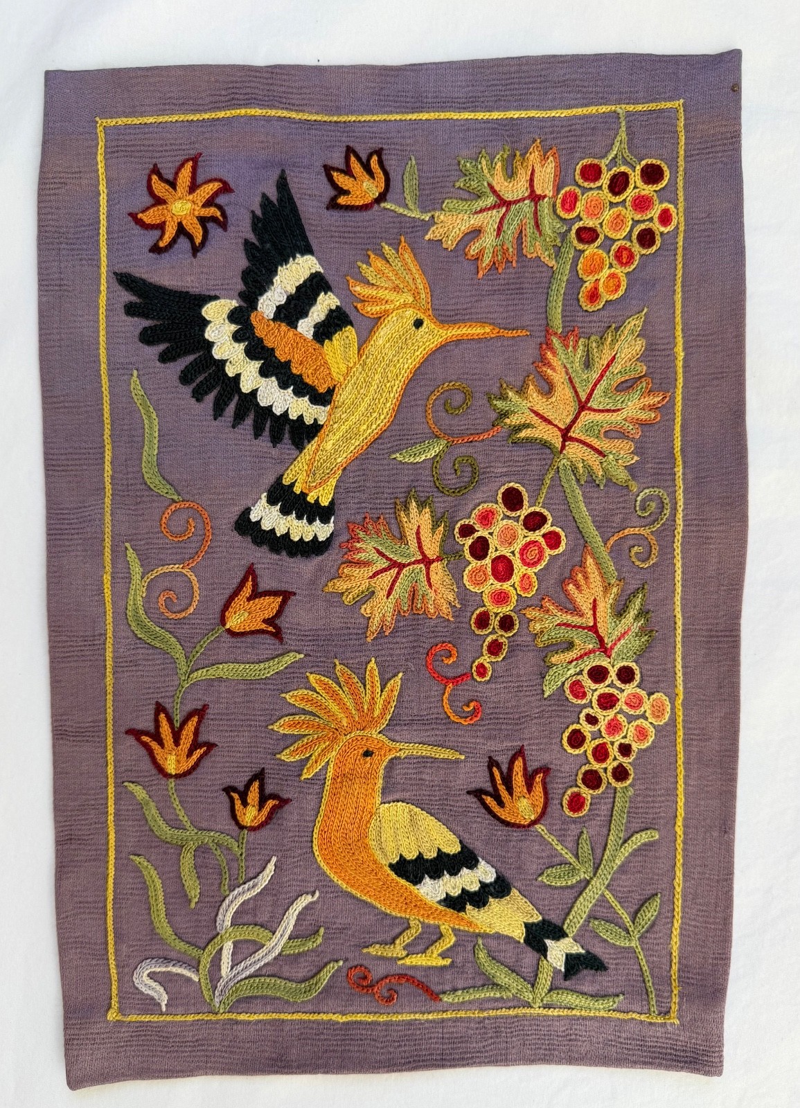 Uzbek Handmade Silk Suzani, New, Shipped from USA