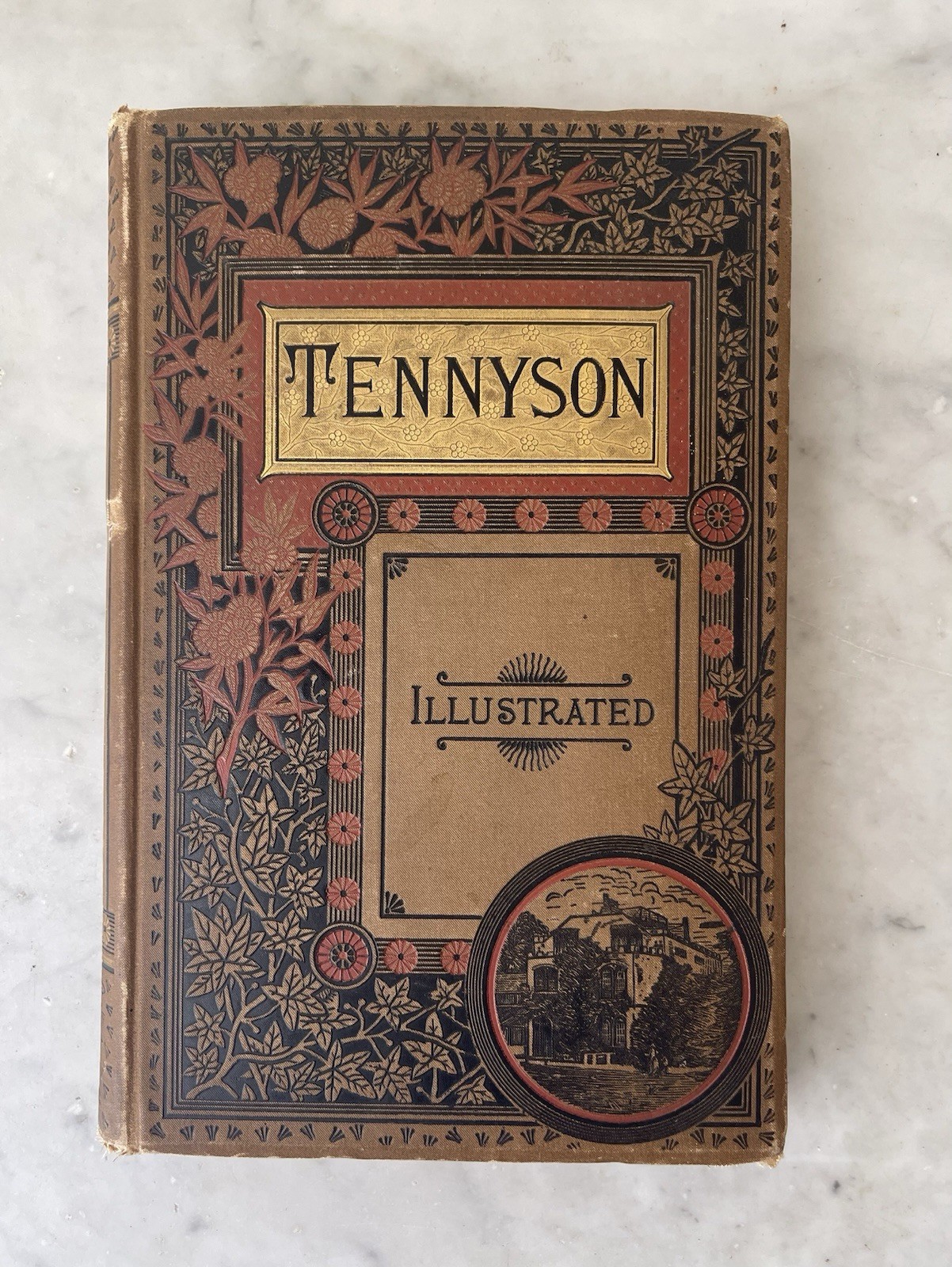 ANTIQUE 1886 ALFRED TENNYSON THE COMPLETE POETICAL WORKS POET LAUREATE Illustrat