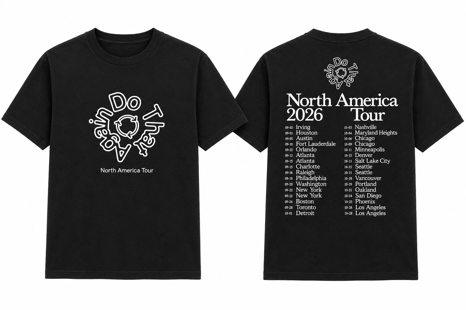 Malcolm Todd Do That Again Tour 2026 North America Tour T Shirt