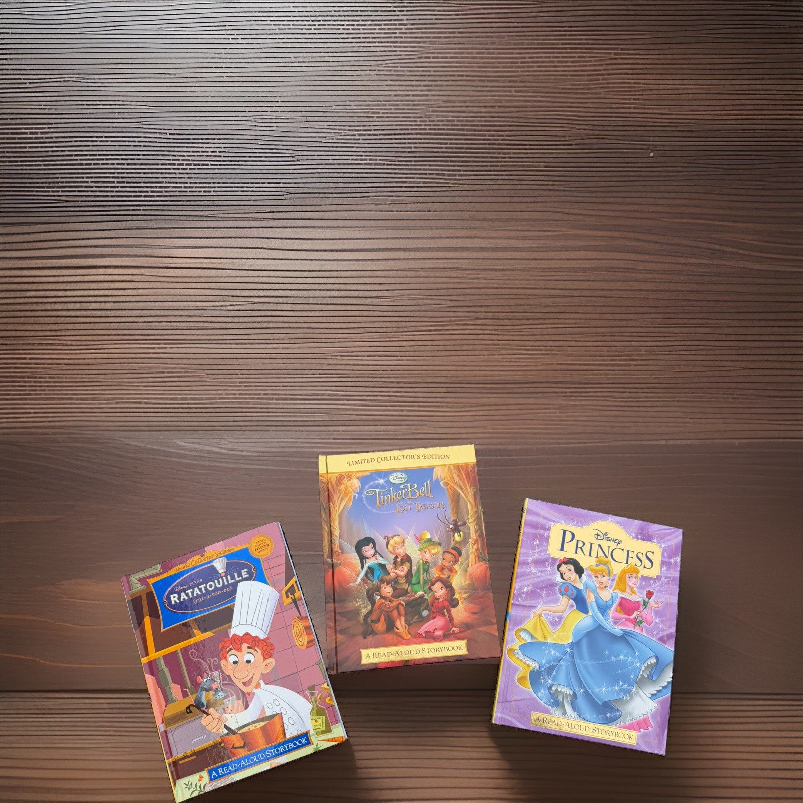 Disney Collector’s Edition Read-Aloud Storybooks 3-C Set NEW