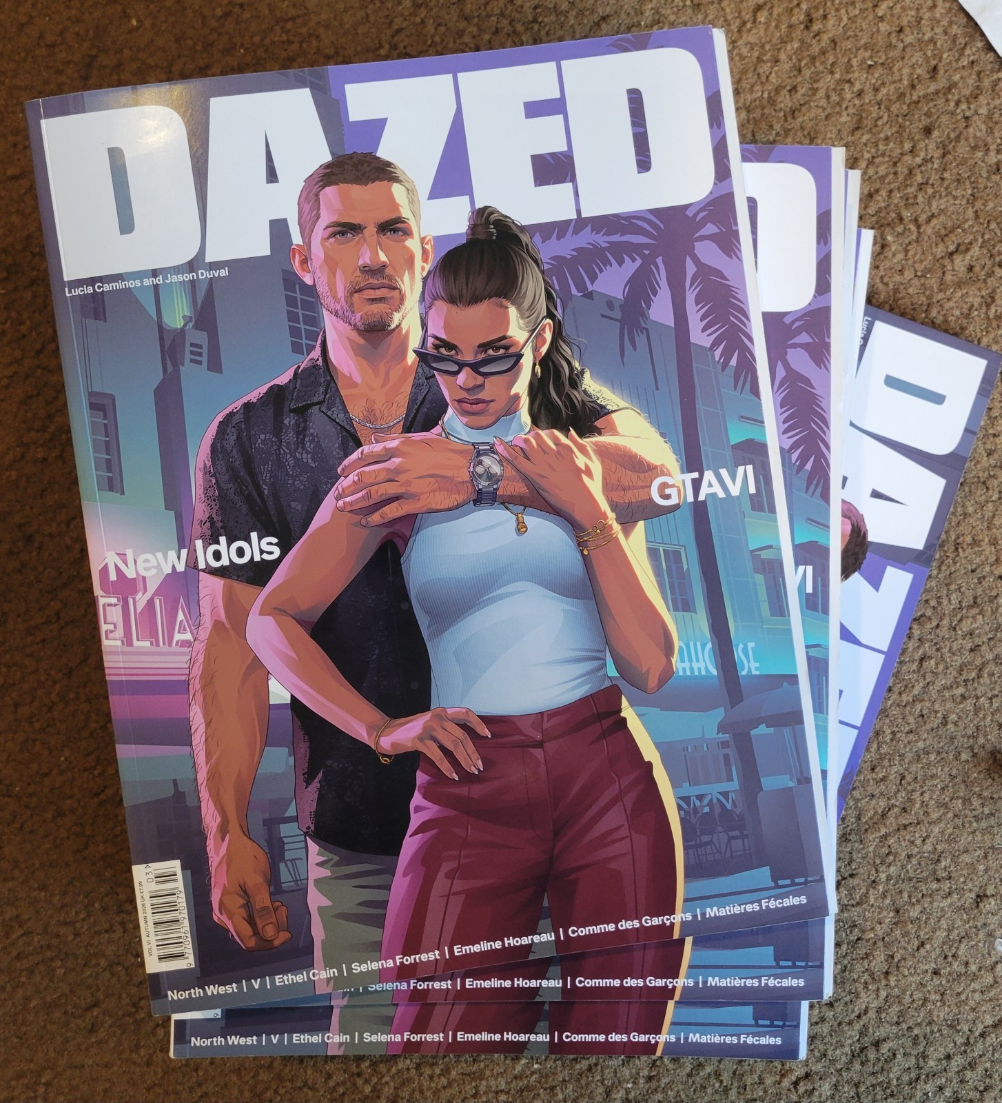 GTA VI 6 Dazed & Confused Magazine #293 Autumn 2026 ROCKSTAR GAMES + Stickers