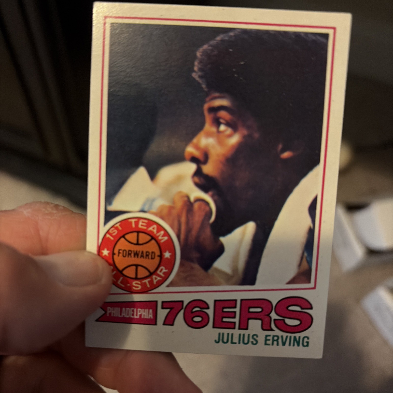 1977-78 Topps - Julius Erving #100 White Back 1977-78 Topps - Julius Erving #100 White Back