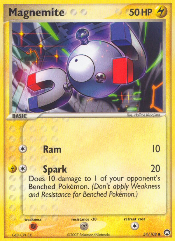 Magnemite 54/108 Common Power Keepers Pokemon Lightly Played