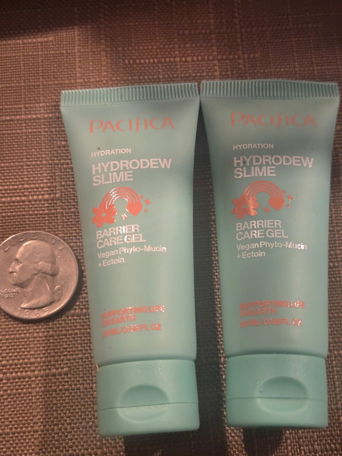 2X Pacifica Hydrodew Slime Barrier Care Gel 20ml/0.68fl.oz. Travel Size lot of 2