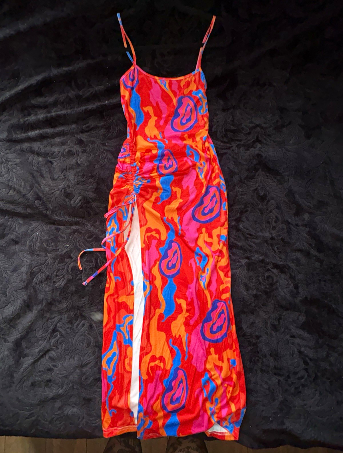 Blush Mark Women’s M Multicolor Abstract Maxi Dress Blush Mark Women’s M Multicolor Abstract Maxi Dress