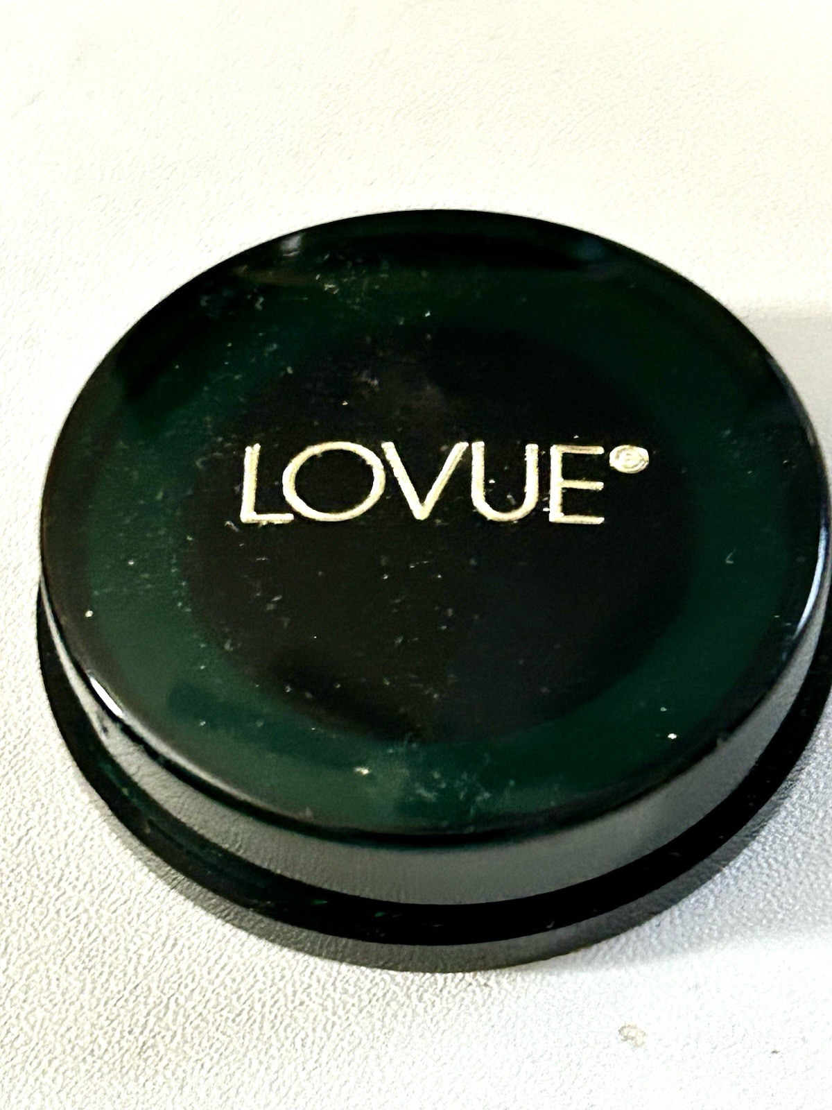 New Vintage Lovue Shaklee Medium Brown Cake Eyeliner 0.08 oz - AS IS (No box)
