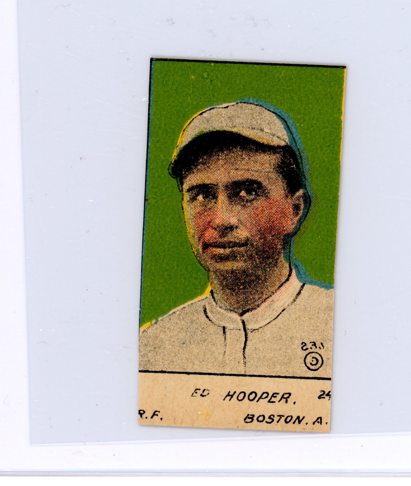 1921 W516 Strip Ed HARRY HOOPER (Hand Cut) Vintage HOF Baseball Card