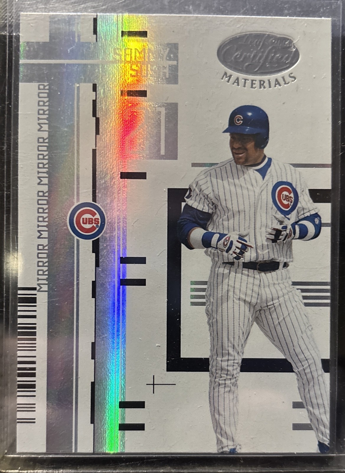 2005 Leaf Certified Materials - Sammy Sosa #131 White Mirror Cubs