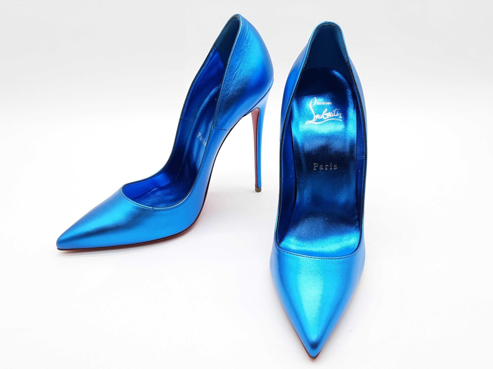 Christian Louboutin So Kate 120 Metallic Blue Heels Size Eu 40 Do0426lrzde Christian Louboutin So Kate 120 Metallic Blue Heels Size Eu 40 Do0426lrzde