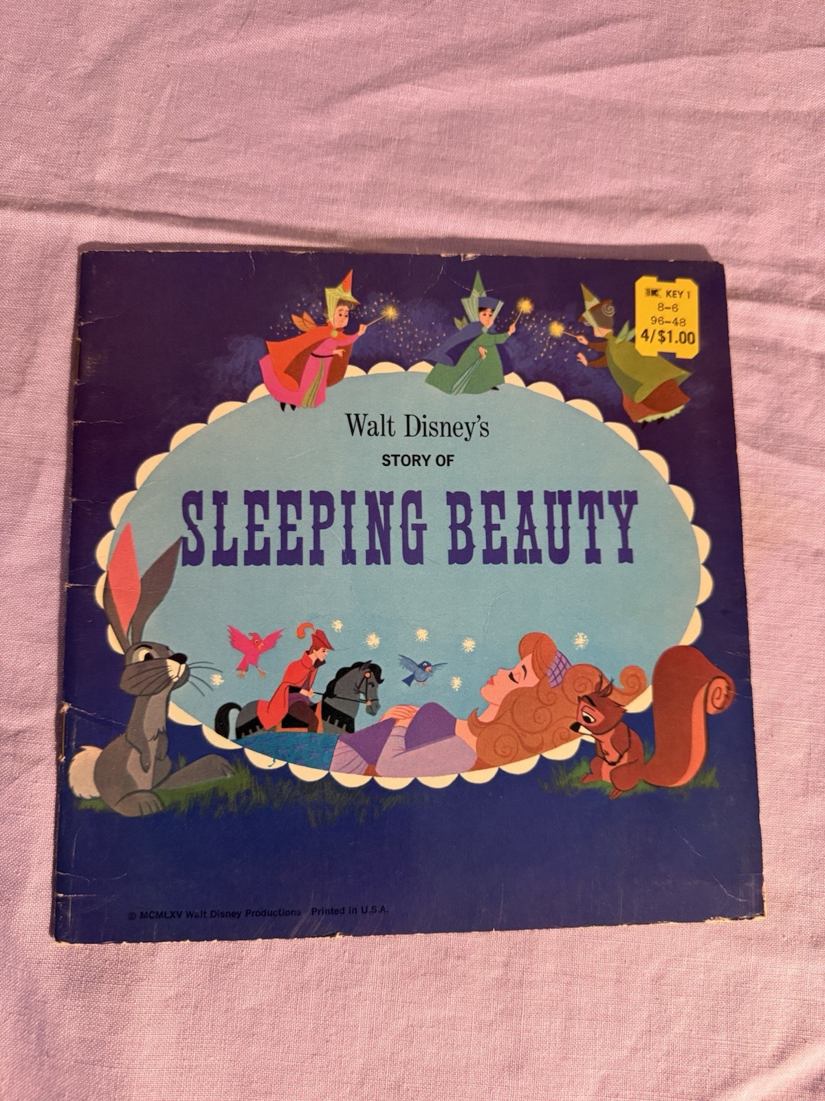 Disney’s “Sleeping Beauty” 1957 Golden Press Vintage Children's Book