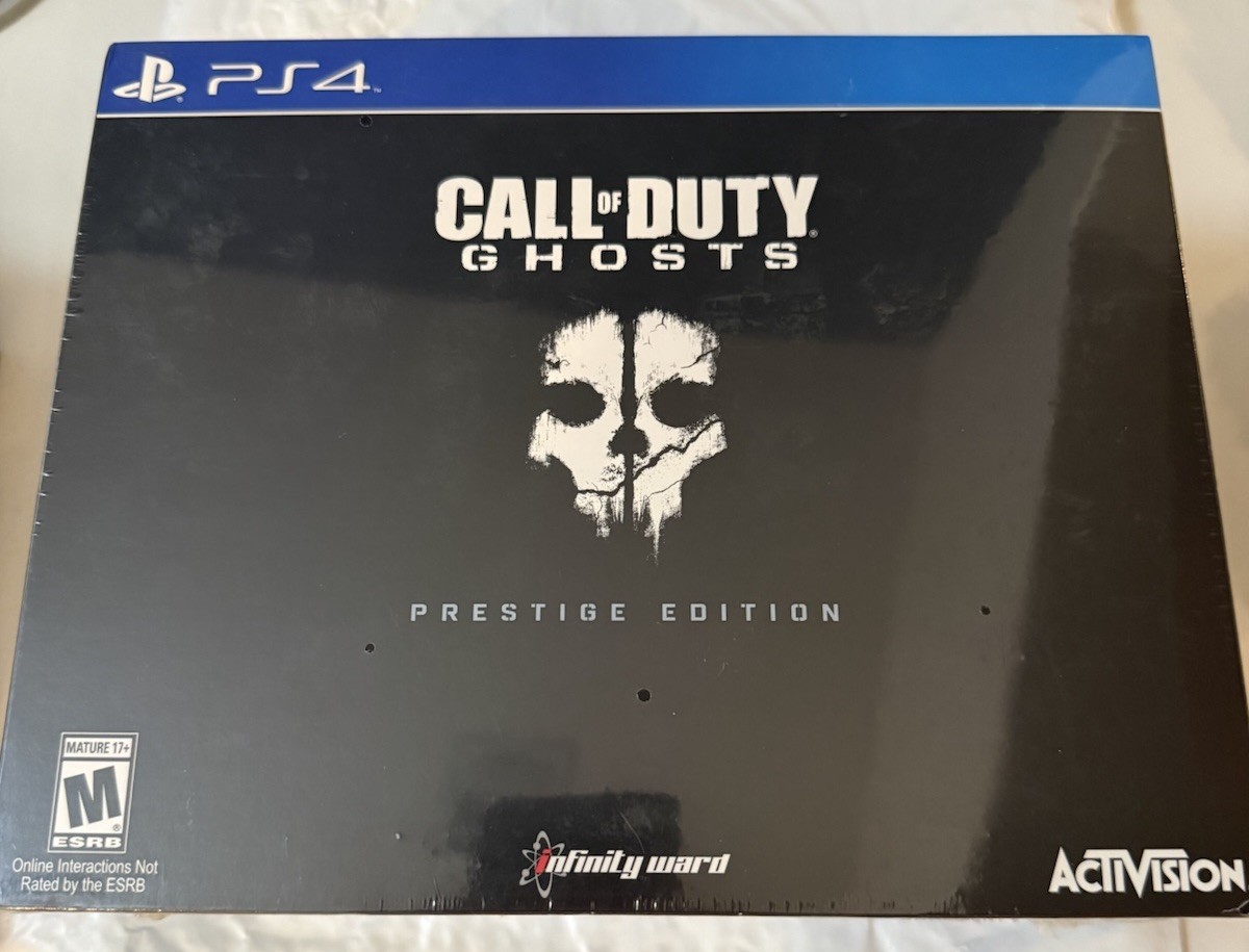 *RARE* Call of Duty Ghosts Prestige Edition Sony PS4 BRAND NEW FACTORY SEALED