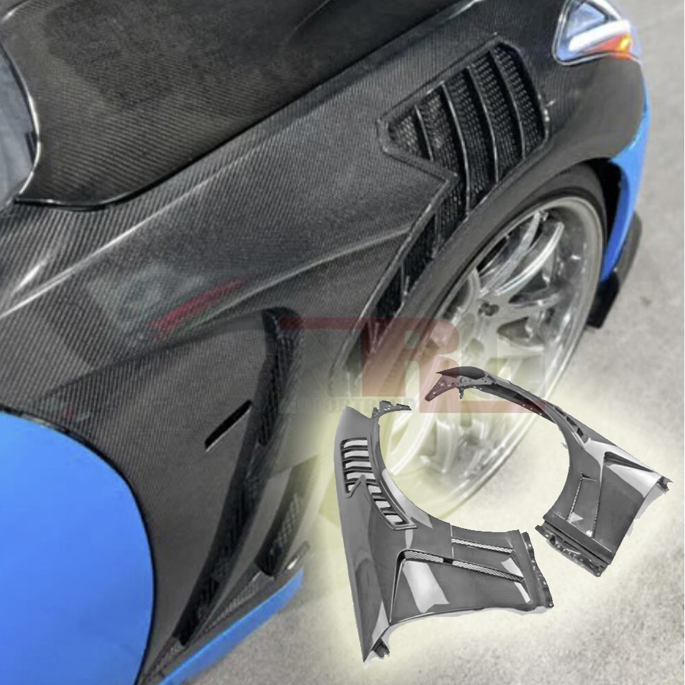 for 2009-2021 Nissan 370z RS-1 V3 vented Carbon Fiber Fenders - Pair