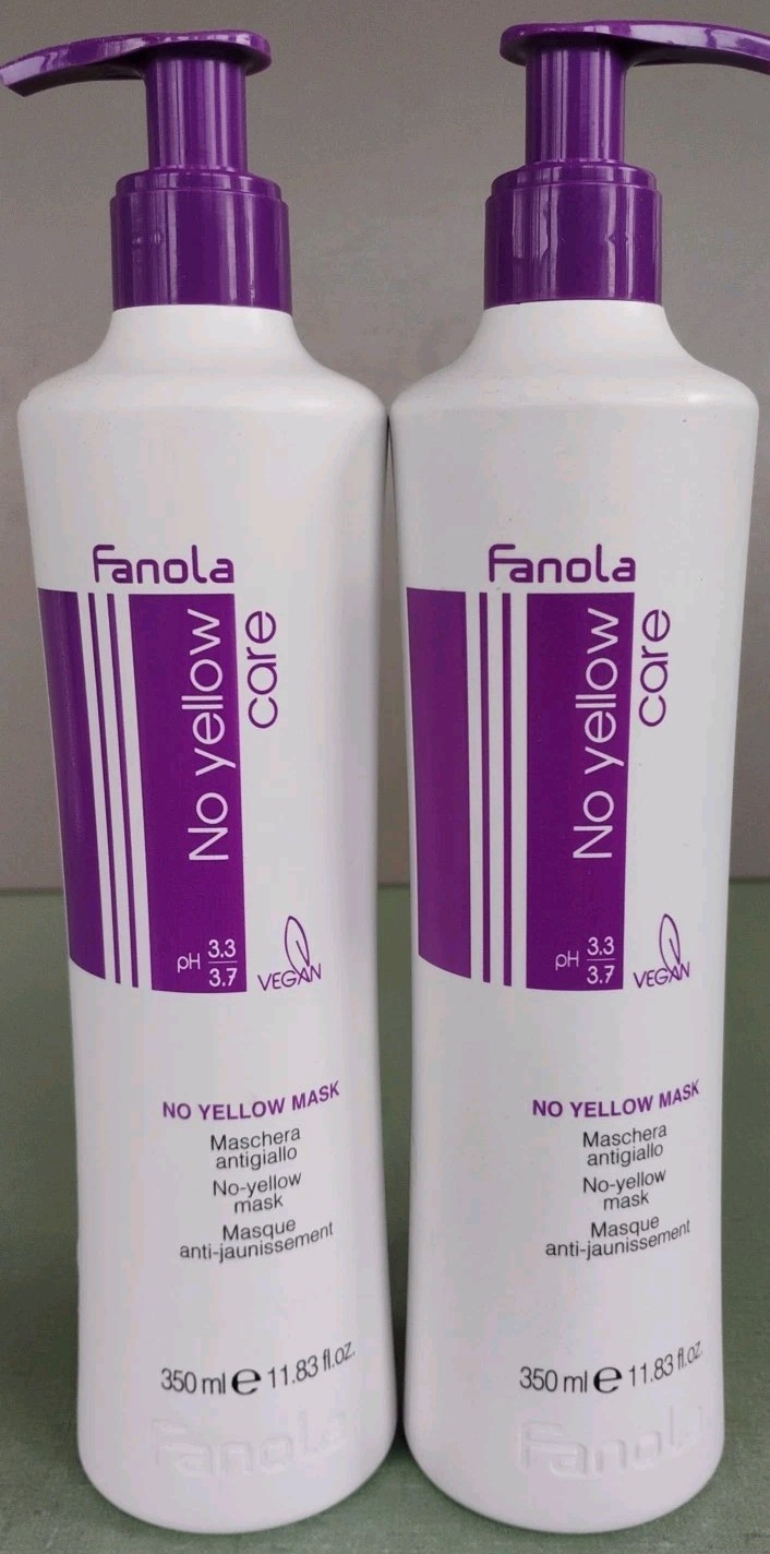 Fanola No Yellow Mask 2-Pack 350ml 11.83oz Exp 04/2028