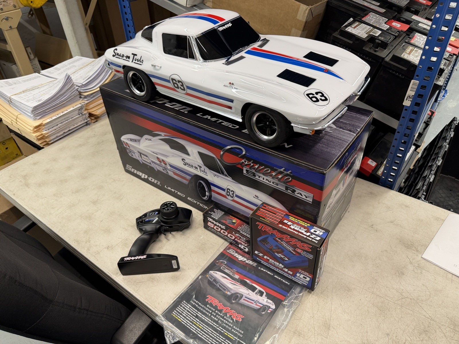 Traxxas 1/10 4-Tec 4WD Brushless RTR Corvette Sting Ray Snap-on Ltd Ed