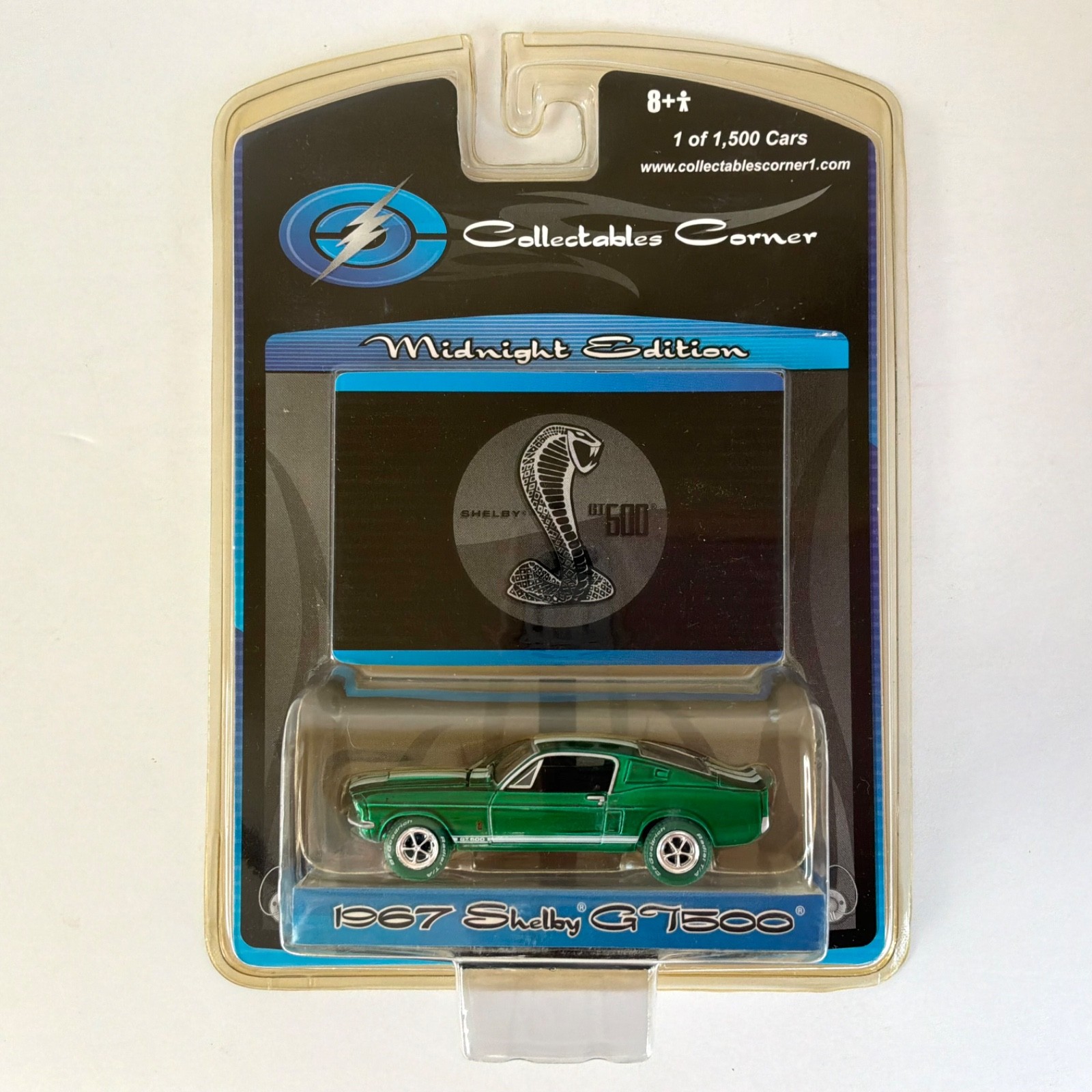 GREENLIGHT MIDNIGHT EDITION 1967 FORD MUSTANG SHELBY GT500 CHASE 0078/1500 GREENLIGHT MIDNIGHT EDITION 1967 FORD MUSTANG SHELBY GT500 CHASE 0078/1500
