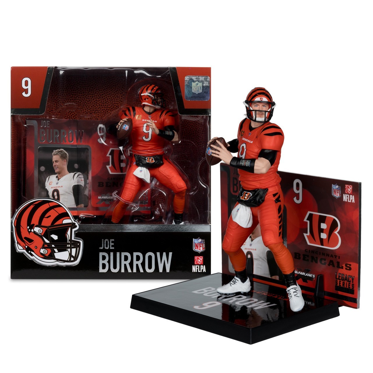 McFarlane NFL Joe Burrow - Cincinnati Bengals - ALT JERSEY 7 McFarlane NFL Joe Burrow - Cincinnati Bengals - ALT JERSEY 7