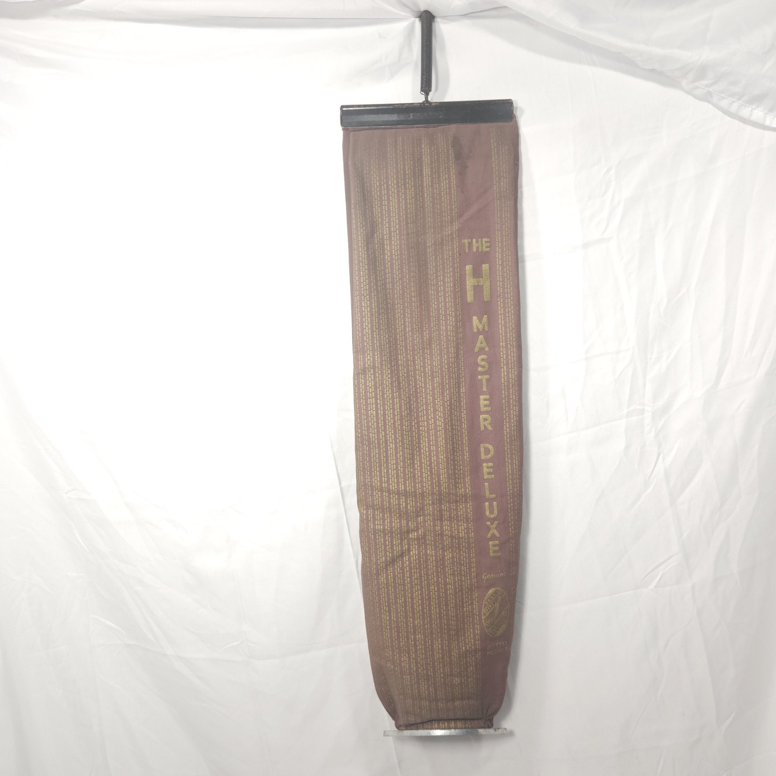 Vintage Hoover Vacuum Model 27, 28 Part: Brown H Master Deluxe Cloth Outer Bag