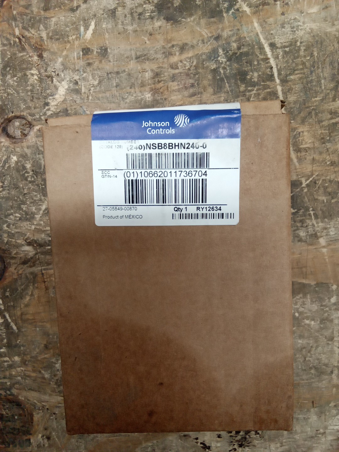 JOHNSON CONTROLS NSB8BHN240-0 (Sealed Box)