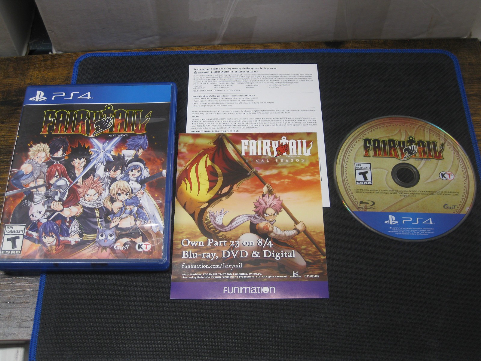 PS4 Fairy Tail (Playstation 4, 2020) Complete CIB | Tested | Fast Free  Shipping