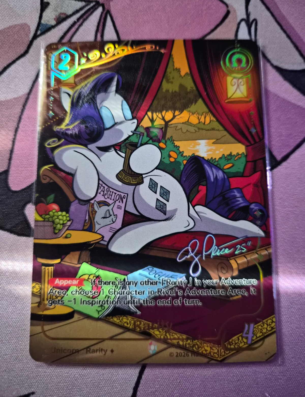 Rarity Alternate Art Signed SCR (BP01-CR12) Fantasy Wonderland Set Rarity Alternate Art Signed SCR (BP01-CR12) Fantasy Wonderland Set