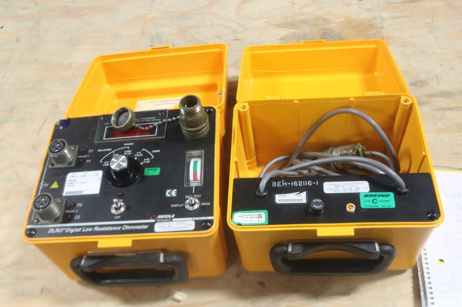 Biddle 247000-8 DLRO Digital Low Resistance Ohmmeter Megger NICE