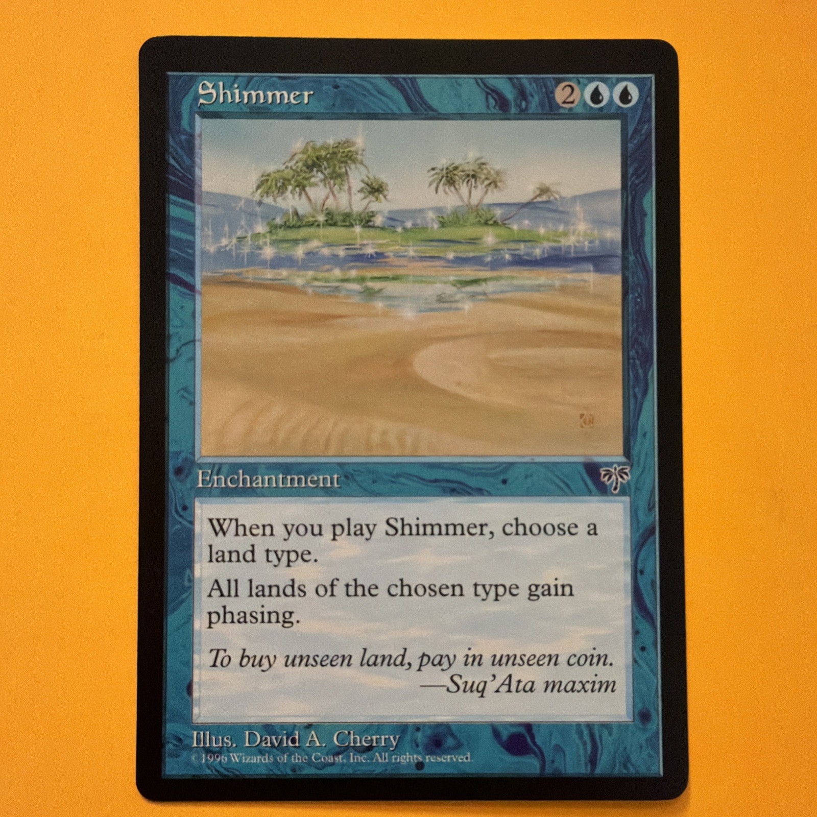 Shimmer Magic the Gathering English Shimmer 1996 Mirage LP-NM
