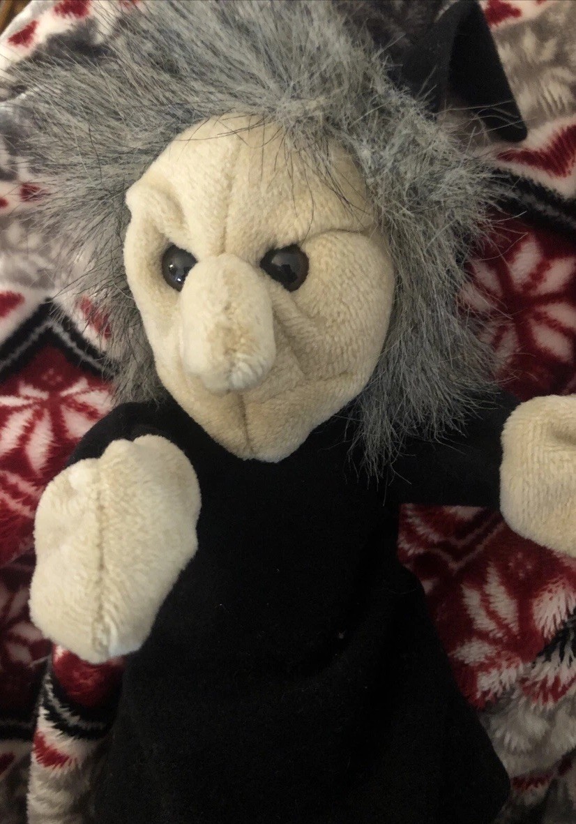 VTG Folktails Folkmanis 11” Halloween Witch Finger Puppet Full Body Plush Granny VTG Folktails Folkmanis 11” Halloween Witch Finger Puppet Full Body Plush Granny