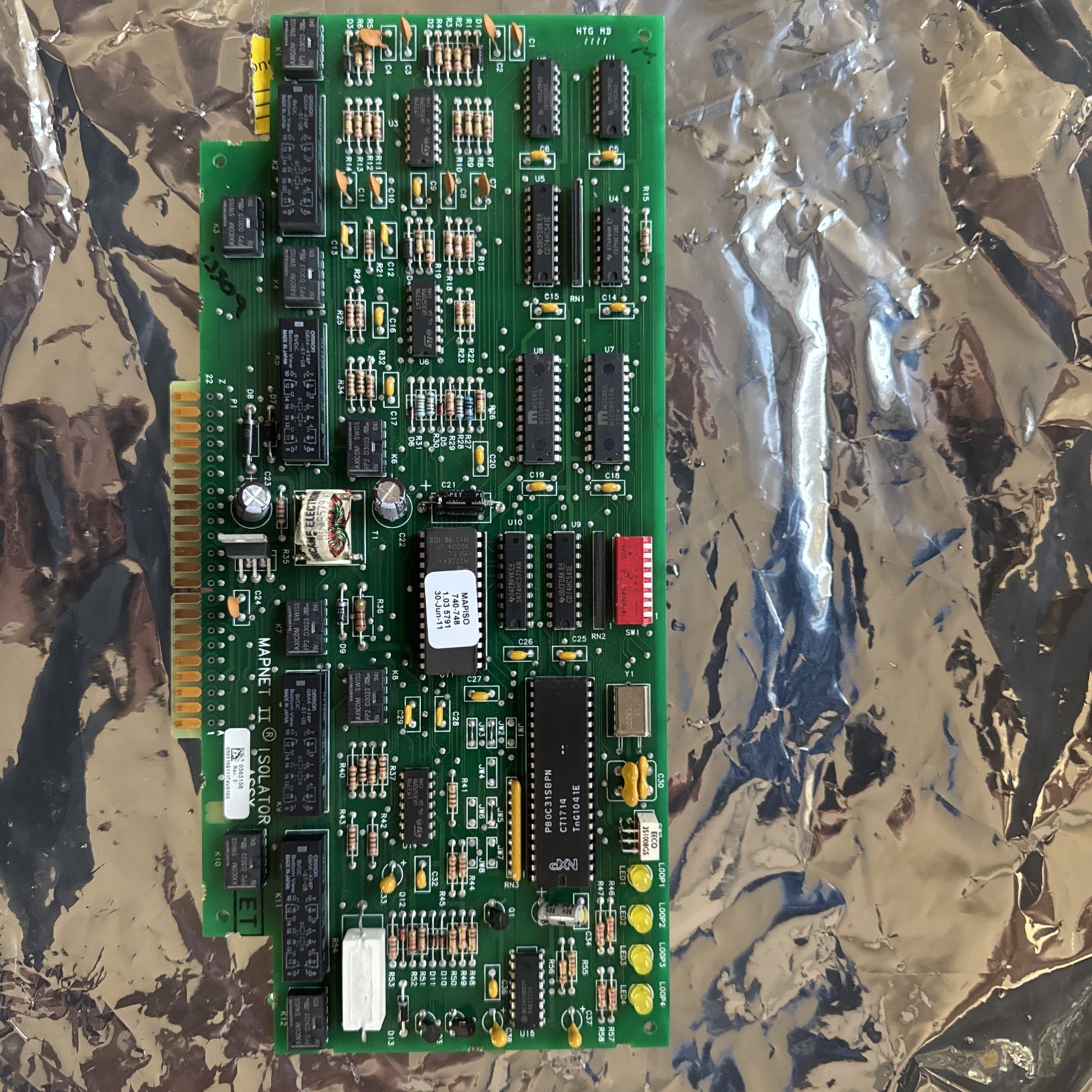 SIMPLEX 565-158 4100 MAPNET II ISOLATOR FIRE ALARM BOARD 