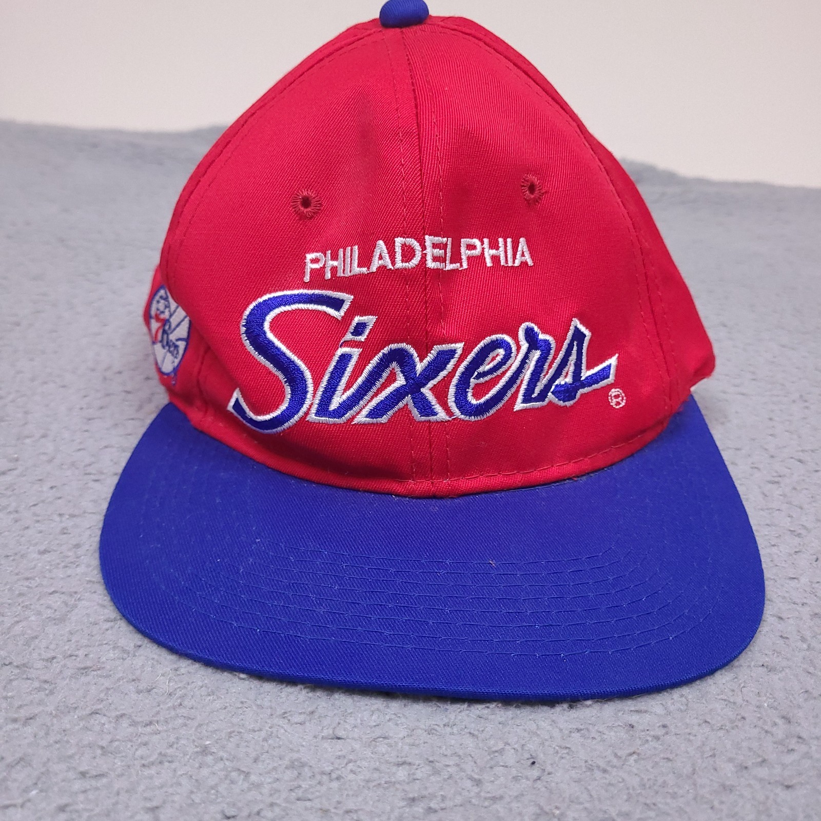 Vintage Philadelphia 76ers Hat Sports Specialties Script Snapback Twill Sixers Vintage Philadelphia 76ers Hat Sports Specialties Script Snapback Twill Sixers