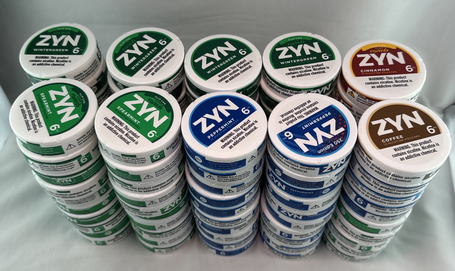 ZYN EMPTY Cans 100 count Assorted NO CODES Craft Storage ZYN EMPTY Cans 100 count Assorted NO CODES Craft Storage