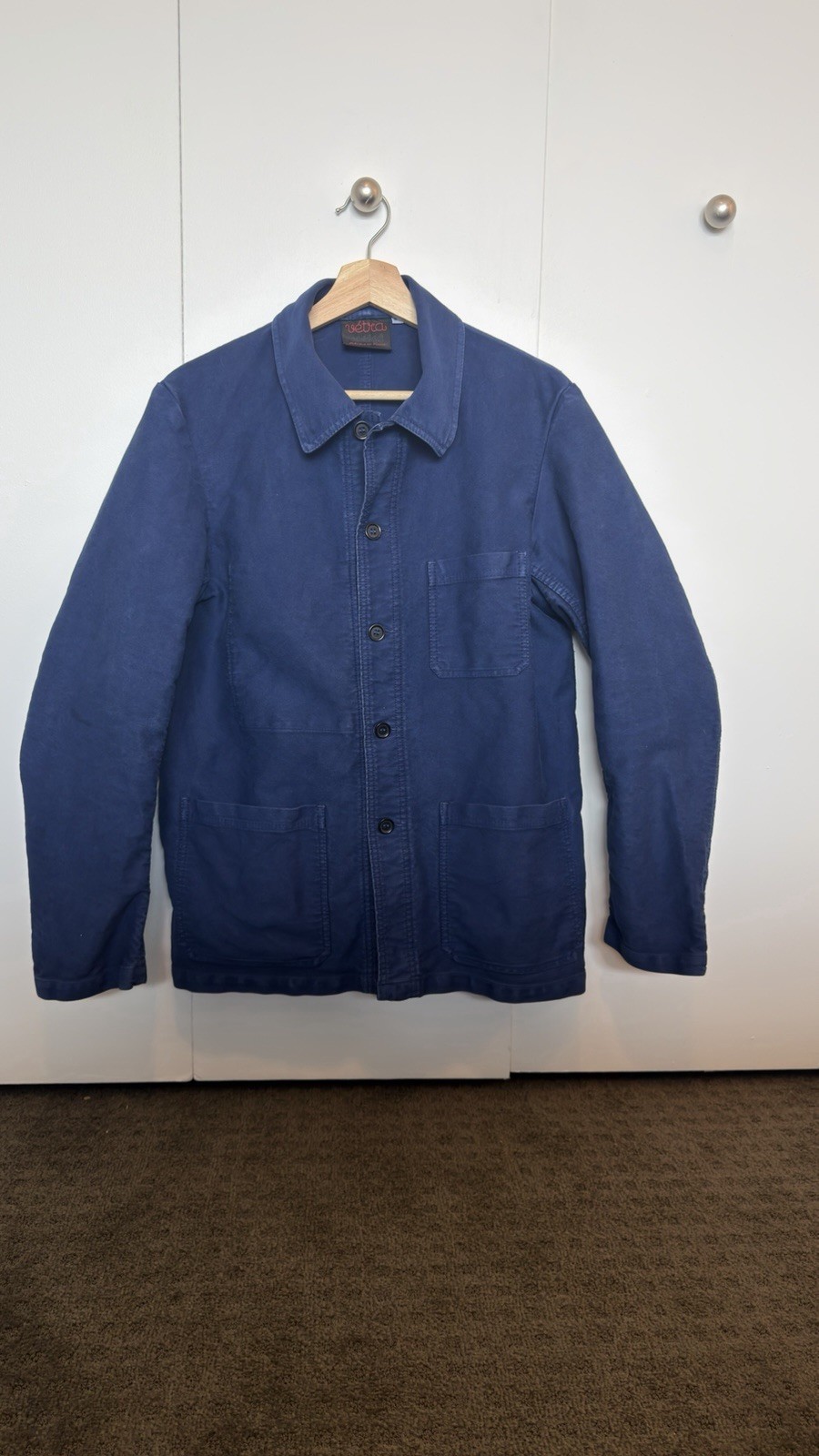 Vetra French Workwear Jacket In Blue Men’s 44 Made In France Size M